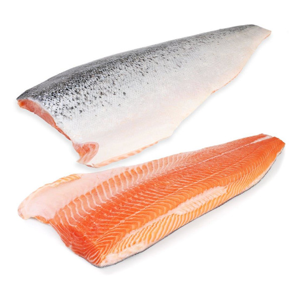 Losos filet s kůží, bez kostí
