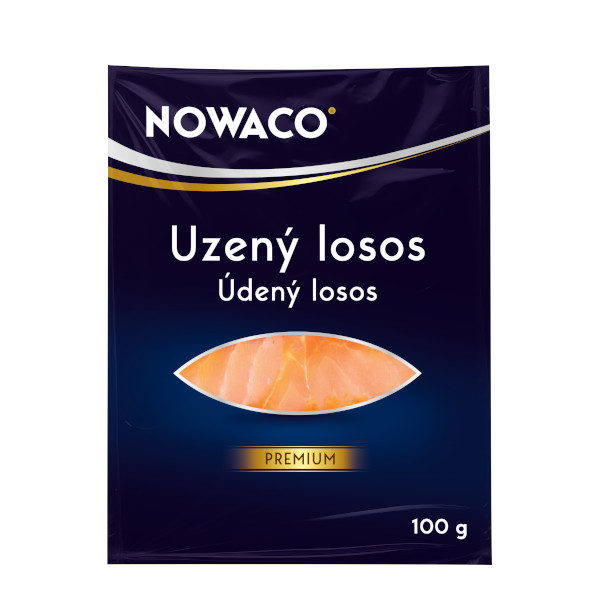 Losos uzený plátkovaný