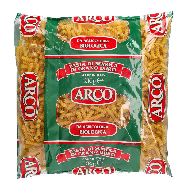 Bio těstoviny Arco 609471 - Fusilli Bio (vřetena)